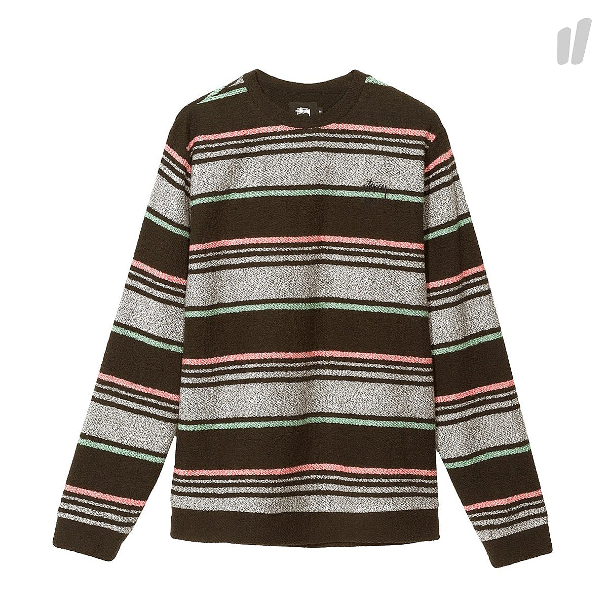 Stussy Drug Rug Crew Black Sweatshirts 118280 | Overkill