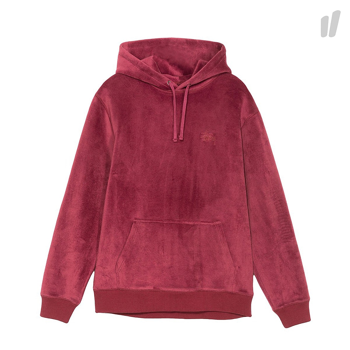 Stussy Pile Fleece Hood Berry Hoodies 118301 / 0623 | Overkill