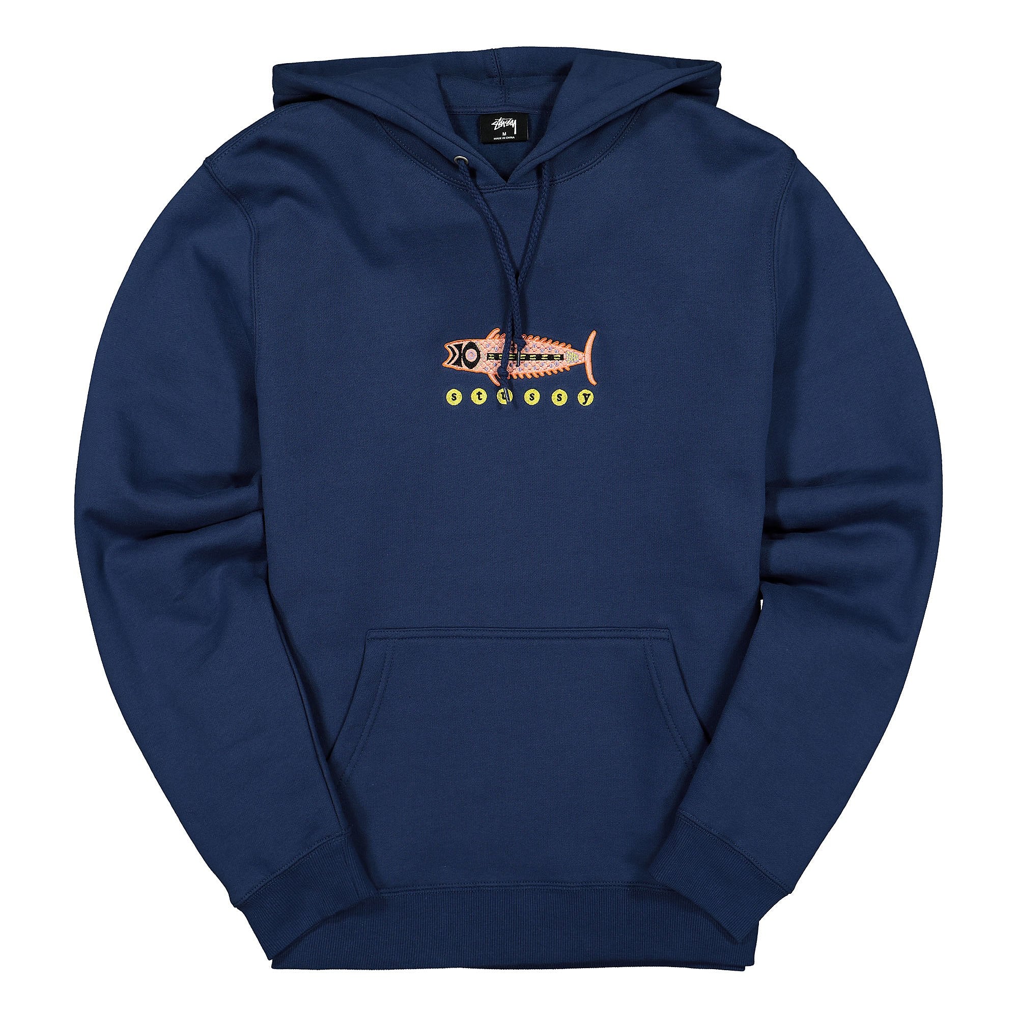 Stussy Fish App. Hood Navy Hoodies 118355 / 0806 | Overkill
