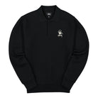 Stussy Polo Fleece Black Sweatshirts 118362 / 0001 | Overkill