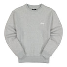 Stussy Logo Crew Grey Heather Sweatshirts 118363 / 0009 | Overkill
