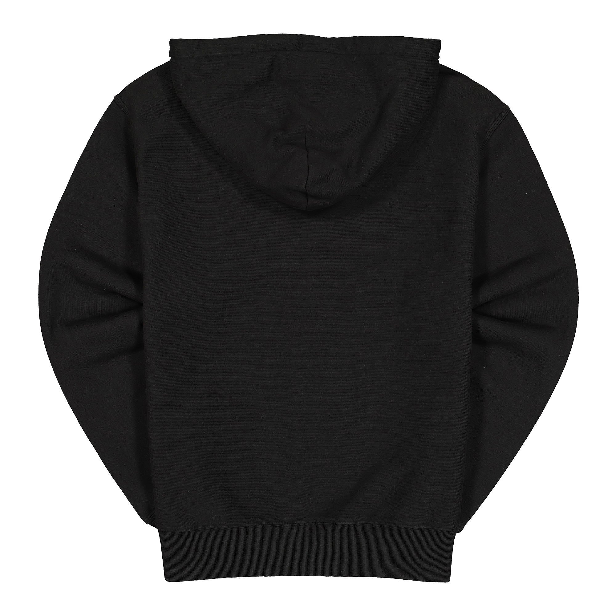 Stussy Logo Hood Black Hoodies Material | Overkill