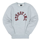 Stussy Collegiate App. Crew Ash Heather Sweatshirts 118379 / 0062 | Overkill