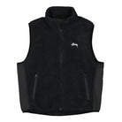 Stussy Block Sherpa Vest Black Vests 118390 / 0001 | Overkill