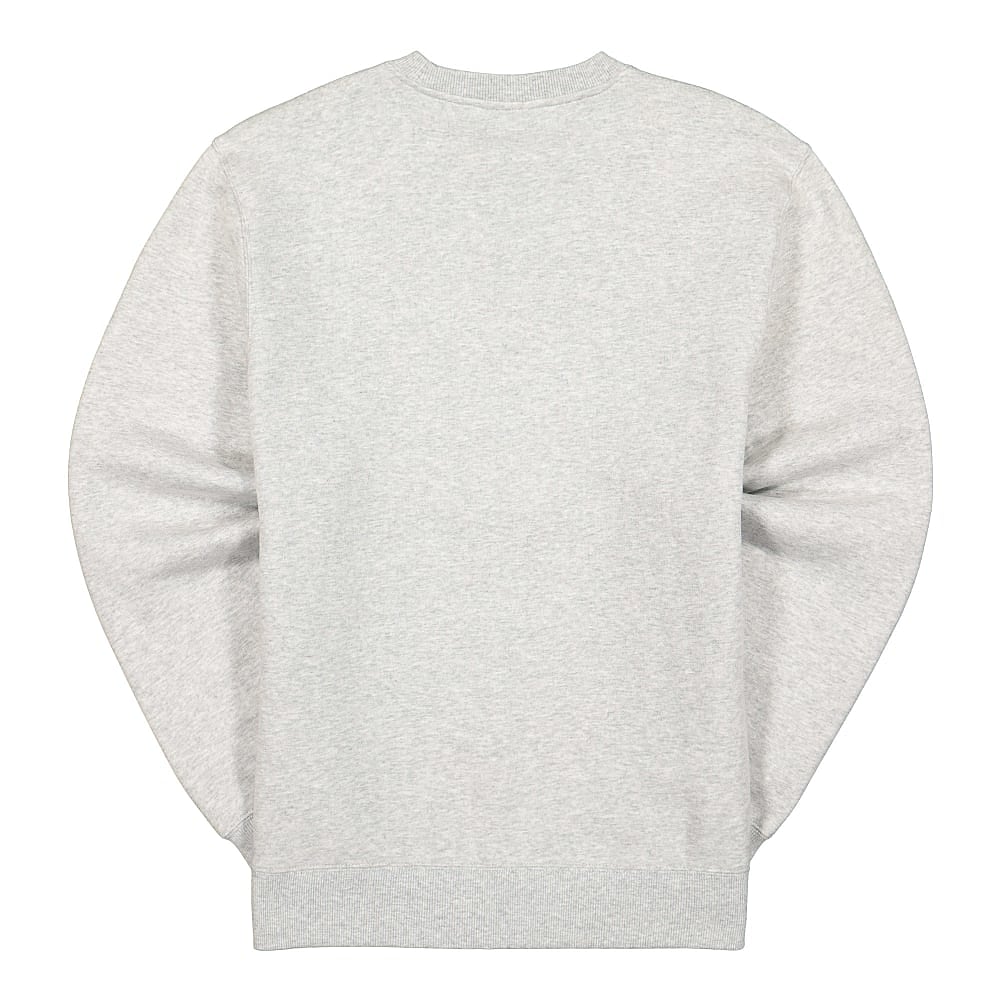 Stussy S Applique Crew Ash Heather Sweatshirts Material | Overkill