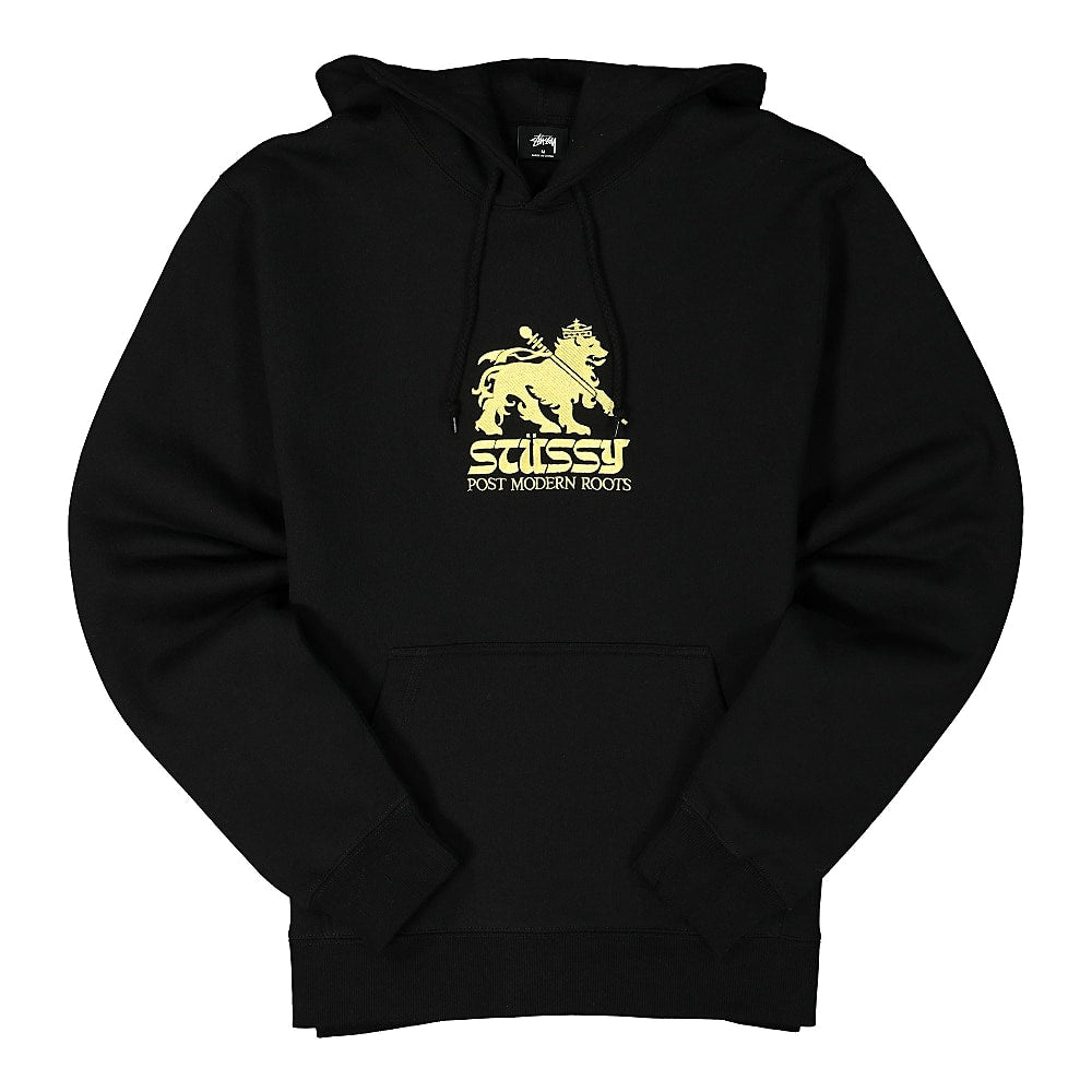 Stussy Lion Applique Hoodie Black Hoodies 118404 / 0001 | Overkill