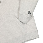 Stussy 8 Ball Man Applique Hoodie Ash Heather Hoodies Detailfoto | Overkill