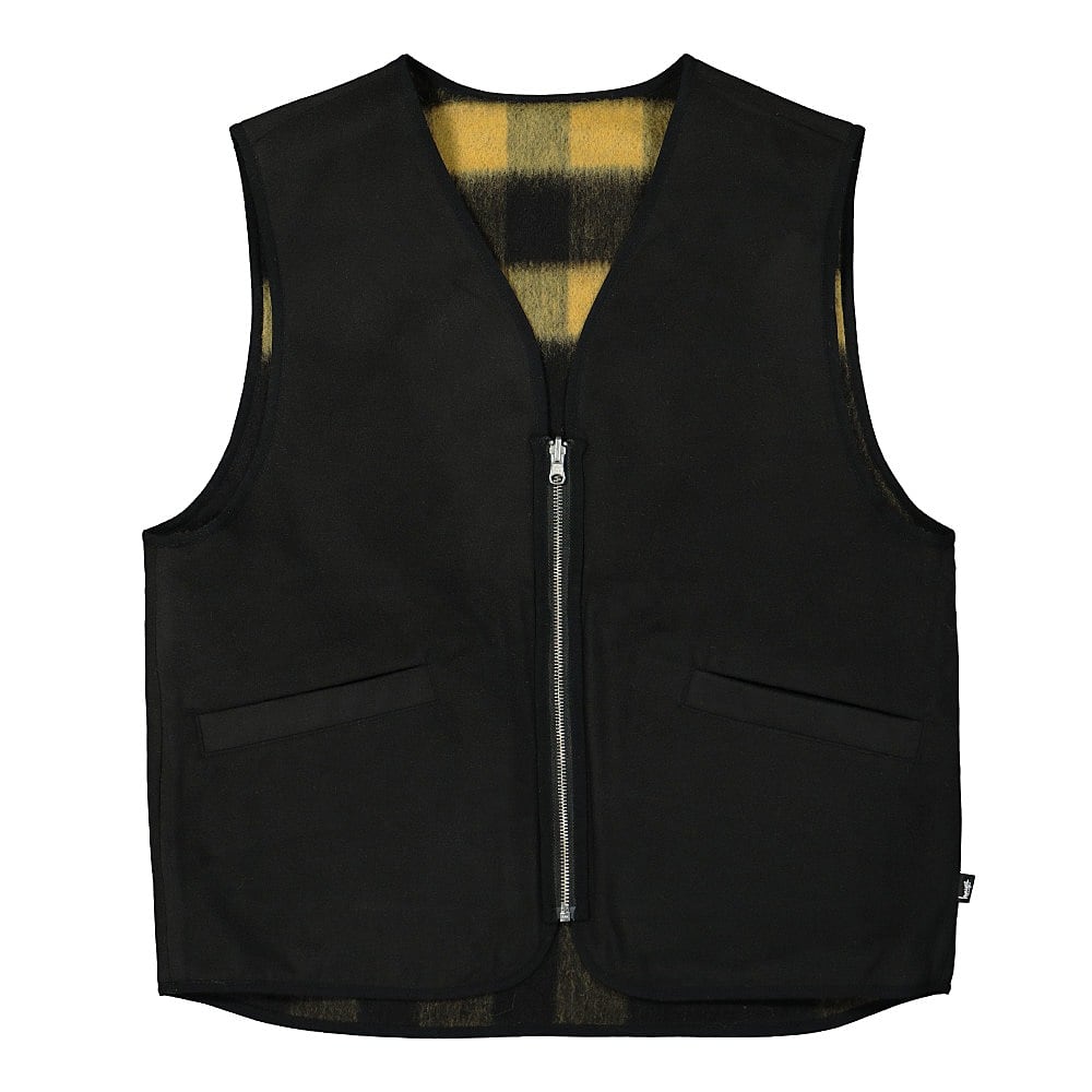 Stussy Block Reversible Vest Mustard Vests Material | Overkill