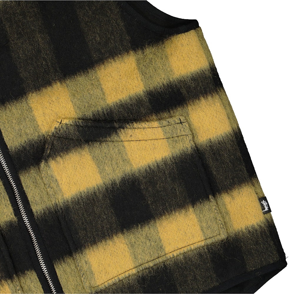 Stussy Block Reversible Vest Mustard Vests Detail view 1 | Overkill