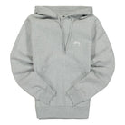Stussy Stock Logo Hood Grey Heather Hoodies 118417 / 0009 | Overkill
