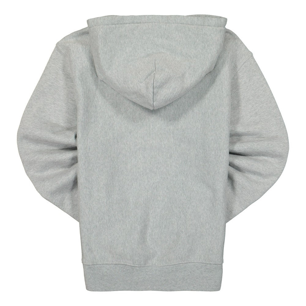 Stussy Stock Logo Hood Grey Heather Hoodies Material | Overkill