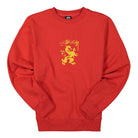 Stussy Regal Applique Crew Red Sweatshirts 118420 / 0601 | Overkill