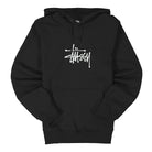 Stussy Basic Applique Hood Black Hoodies 118425 / 0001 | Overkill