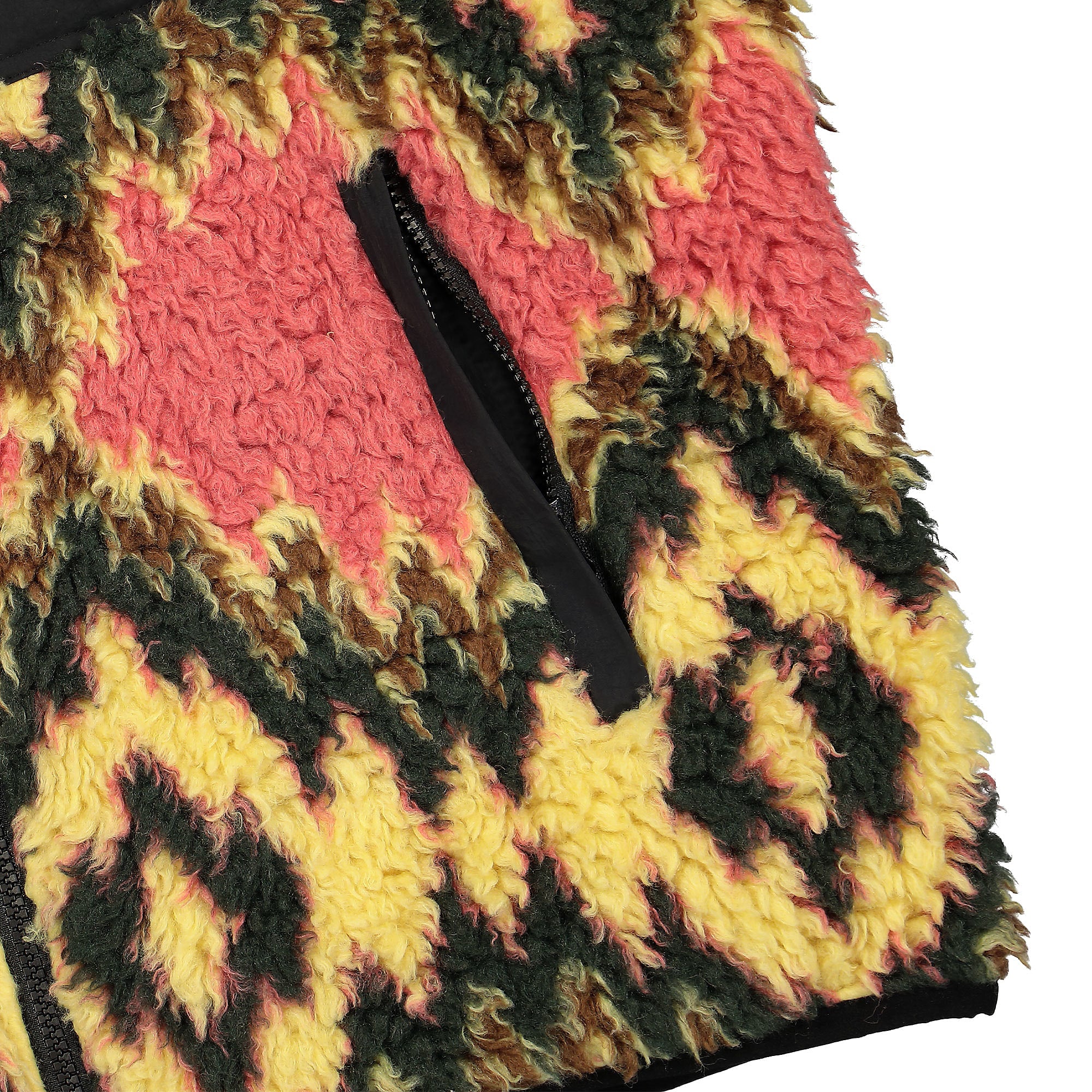 Stussy Fillmore Sherpa Vest Mustard Vests Detailfoto | Overkill