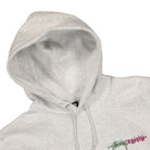 Stussy Positive Vibrations Applique Hood Ash Heather Hoodies Close-up | Overkill
