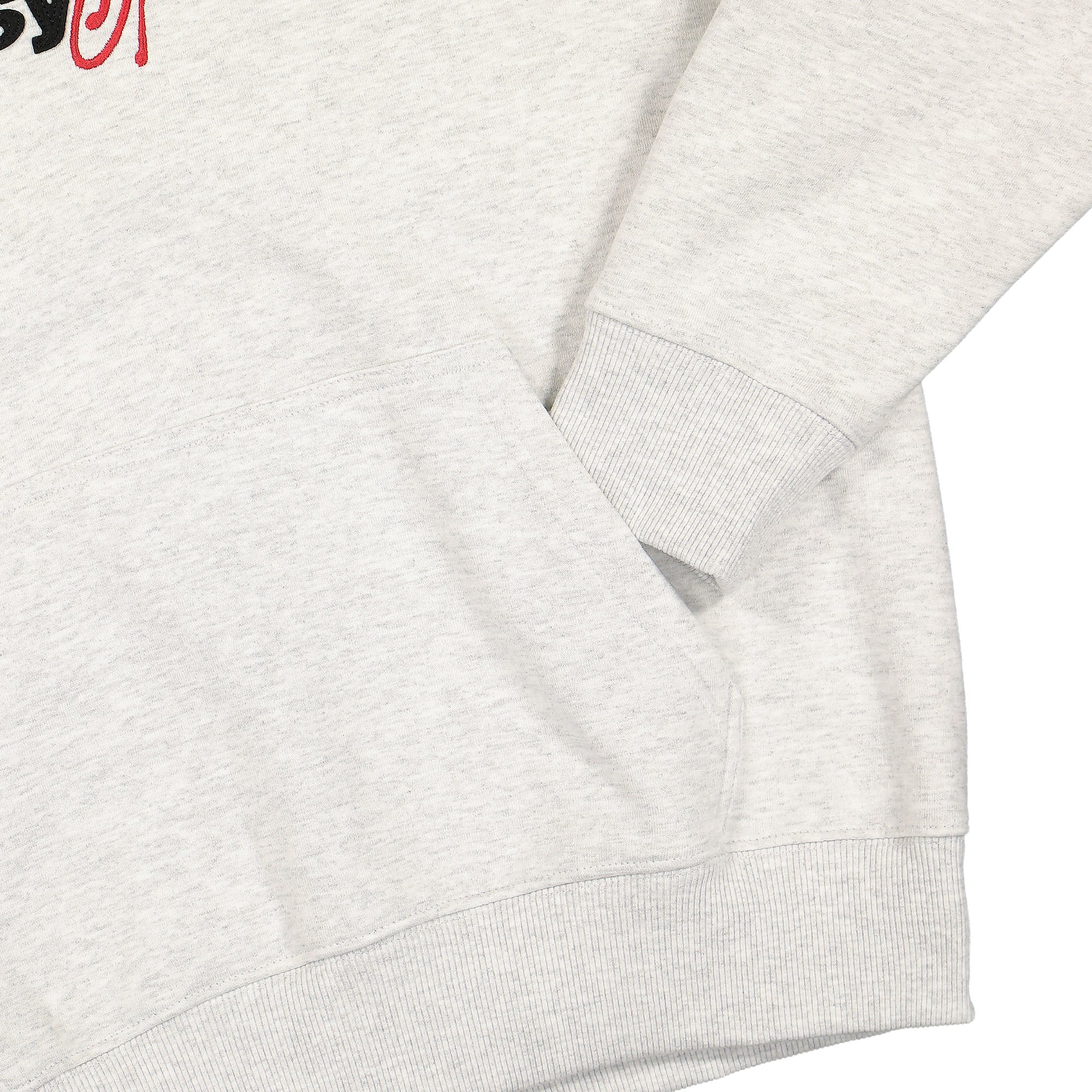 Stussy Sport Applique Hoodie Ash Heather Hoodies Detailfoto | Overkill