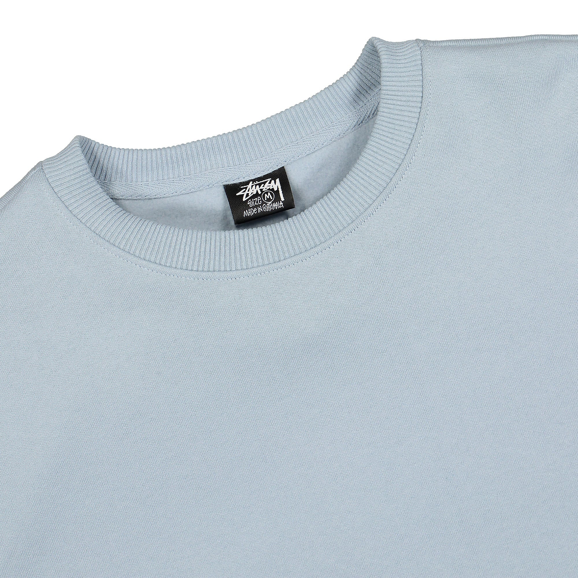 Stussy Venus Applique Crew Steel Sweatshirts Close-up | Overkill