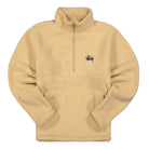 Stussy Half Zip Mock Neck Beige Sweatshirts 118453 / 1032 | Overkill