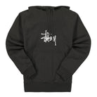 Stussy Basic Applique Hood Black Hoodies 118456 / 0001 | Overkill