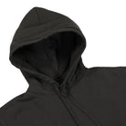 Stussy Basic Applique Hood Black Hoodies Close-up | Overkill