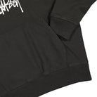 Stussy Basic Applique Hood Black Hoodies Detailfoto | Overkill