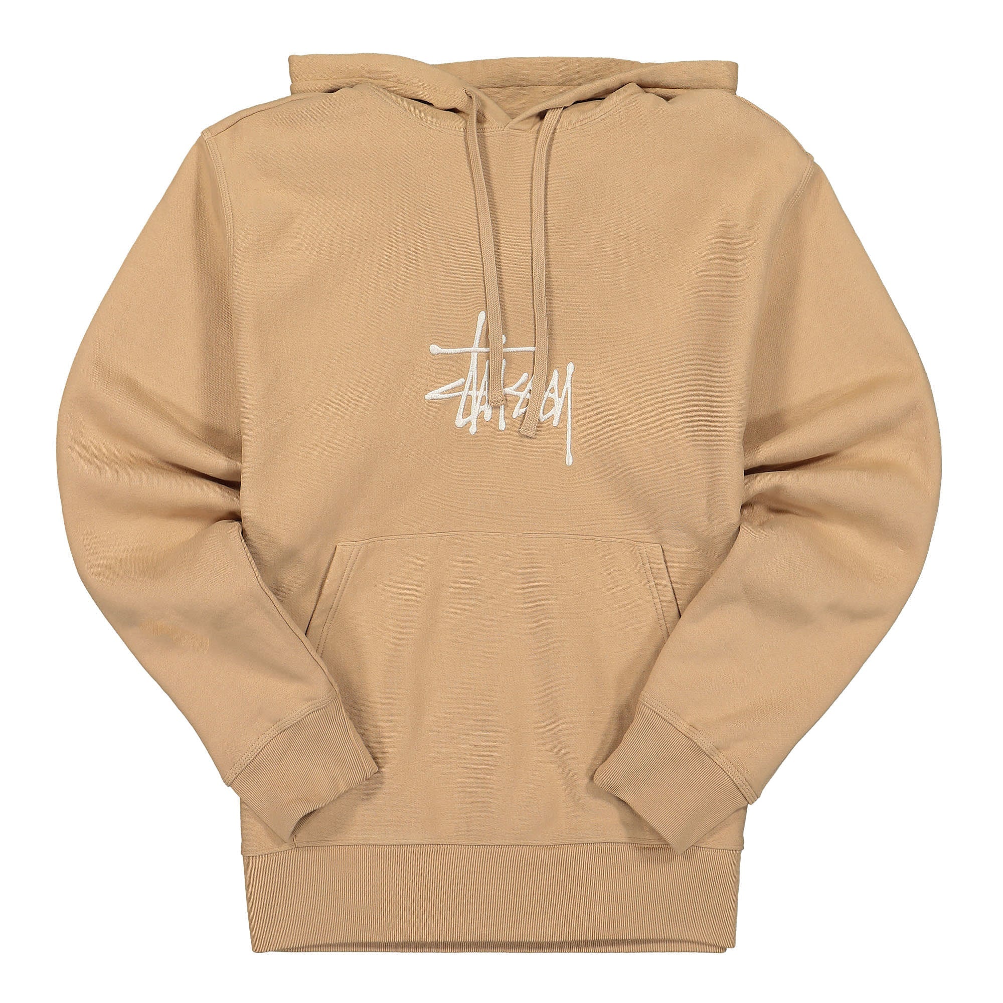 Stussy Basic Applique Hood Beige Hoodies 118456 / 1032 | Overkill
