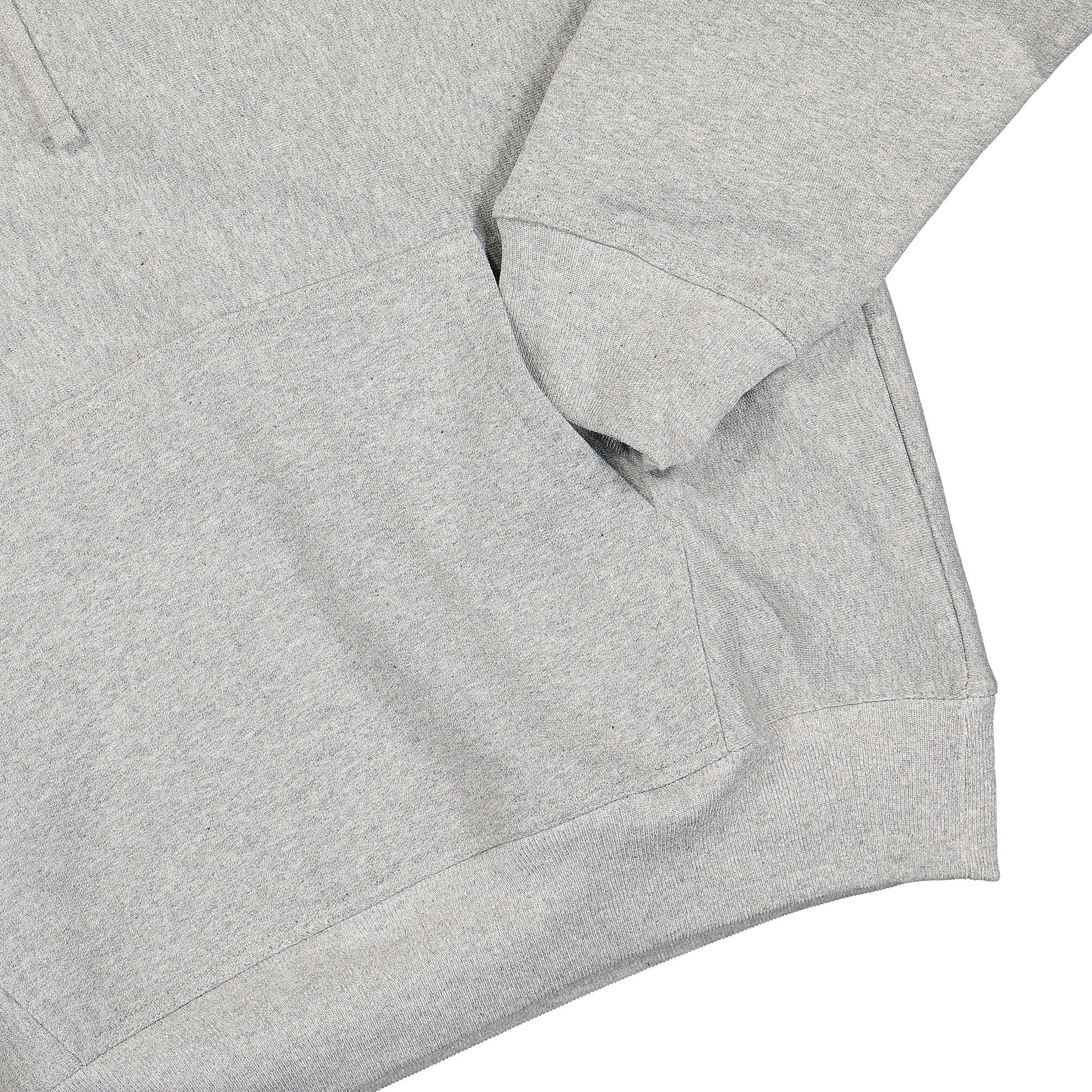 Stussy Stock Logo Hood Grey Heather Hoodies Detailfoto | Overkill