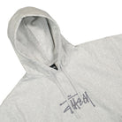 Stussy Basic App. Hood Ash Heather Hoodies Close-up | Overkill