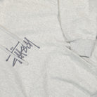 Stussy Basic App. Hood Ash Heather Hoodies Detailfoto | Overkill
