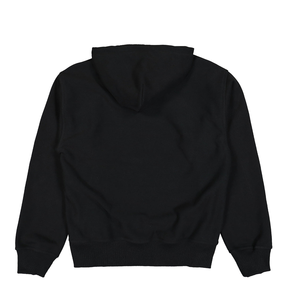Stussy Stock Logo Applique Hood Black Hoodies Material | Overkill