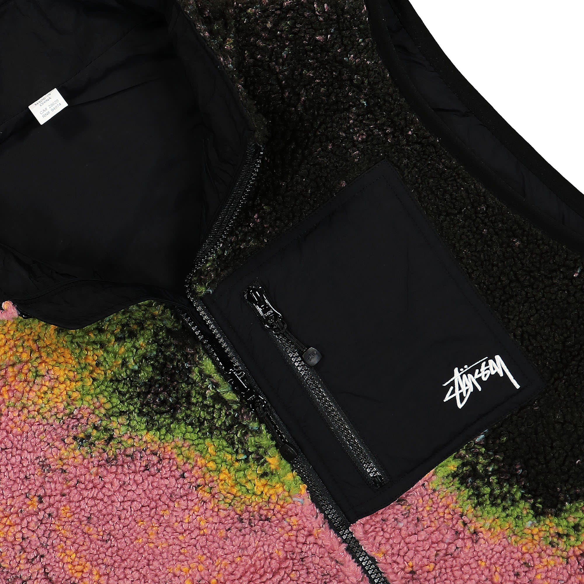 Stussy Jacquard Dye Sherpa Vest 118503 / 0623 | OVERKILL