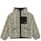 Stussy Snake Jacquard Reversible Sherpa Jacket Grey Jackets 118504 / 0008 | Overkill