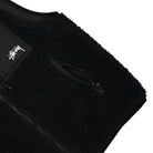 Stussy Sherpa Reversible Vest Black Vests Detail view 2 | Overkill