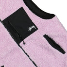 Stussy Sherpa Reversible Vest Lavender Vests Detail view 2 | Overkill
