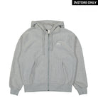 Stussy Stock Logo Zip Hood Grey Heather Hoodies 118533 / 0009 | Overkill