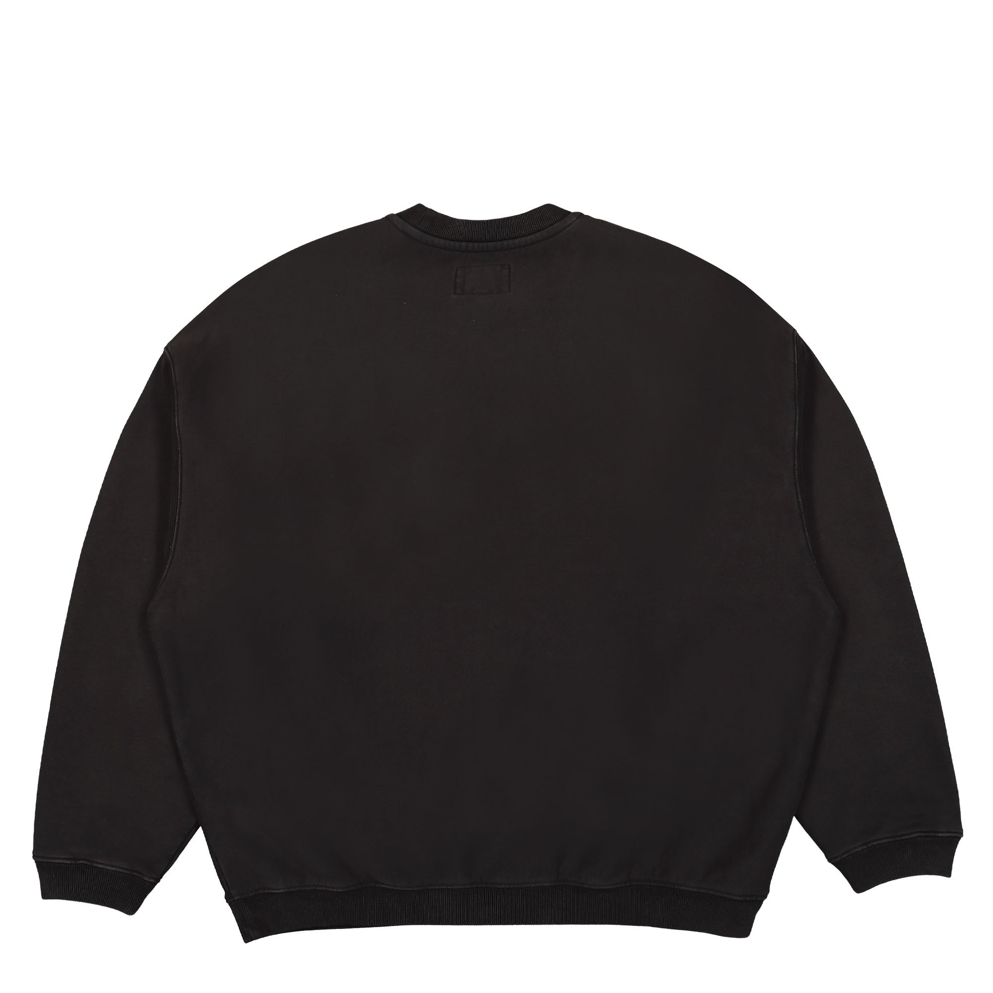Stussy Varsity Oversized Crew Black Sweatshirts Material | Overkill
