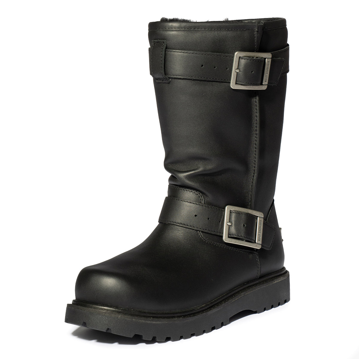 Willy Chavarria x UGG Biker Black Boots 1186775-BLK Close-up | Overkill