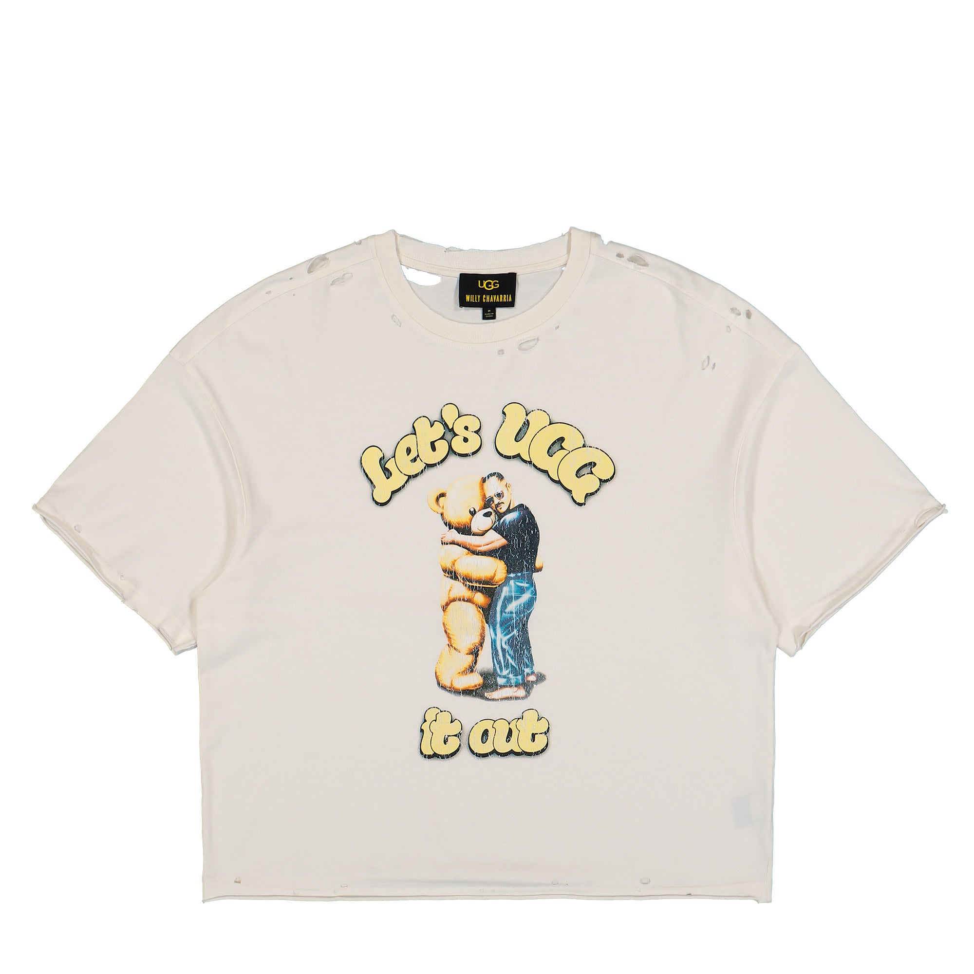 Willy Chavarria x UGG Hug It Tee Cream T-Shirts 1189110-CRM | Overkill