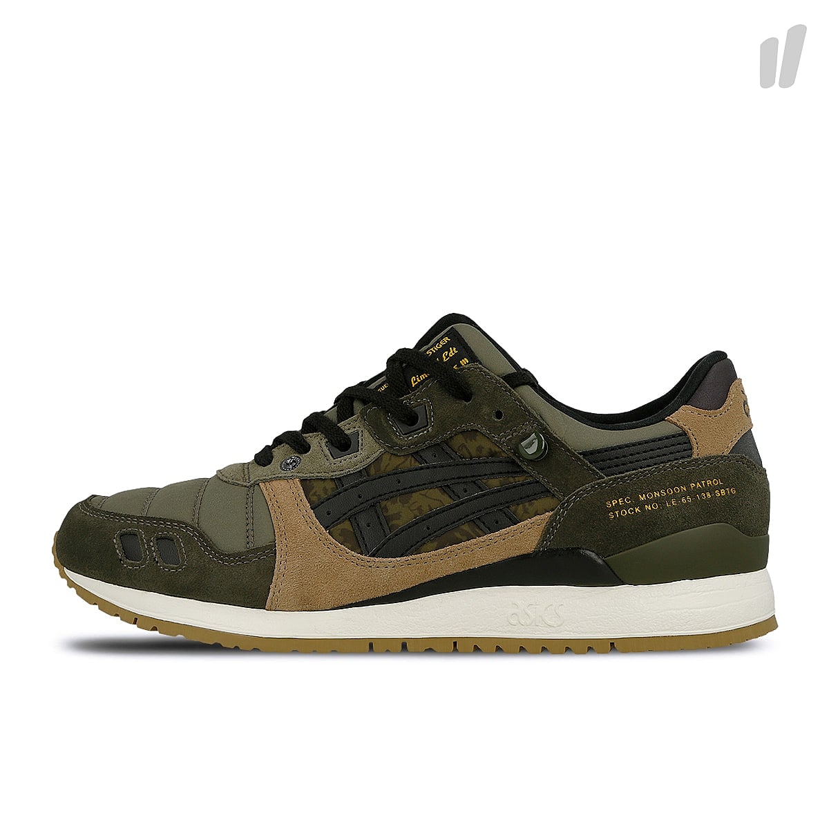 Asics Limited Edt x SBTG x Asics Gel Lyte III "Monsoon Patrol" Aloe-Black Sneakers 1191A066-200 | Overkill