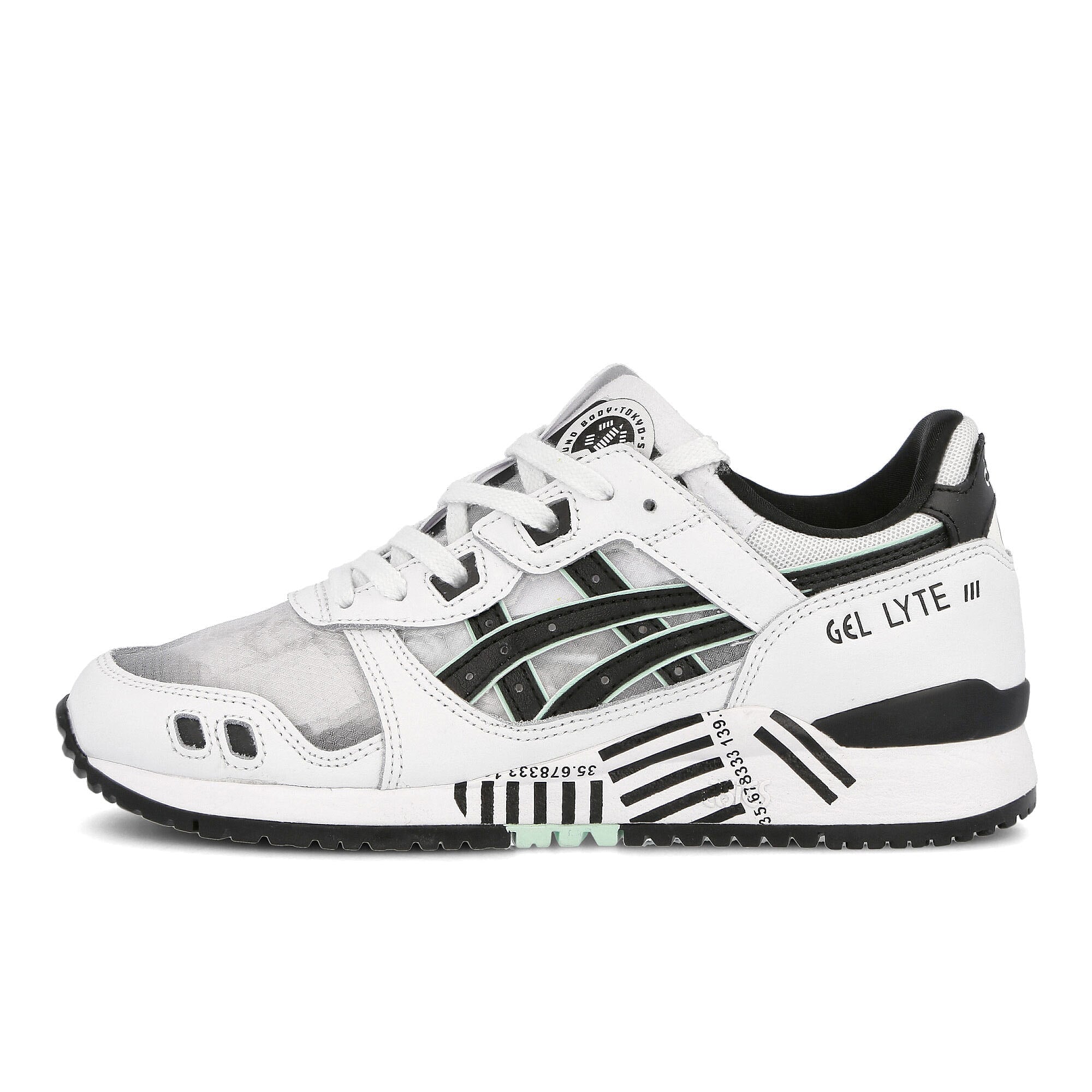 Asics wmns gel lyte iii White-Black Sneakers 1192A207-100 | Overkill