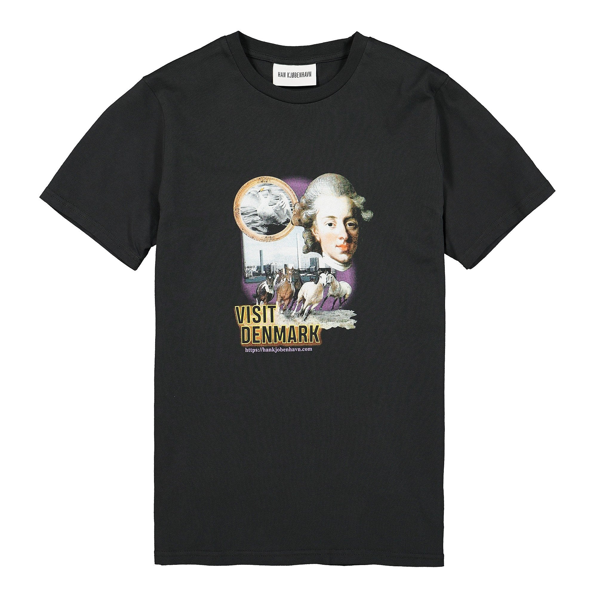 Han Kjobenhavn artwork tee Faded Black T-Shirts M-120062 | Overkill