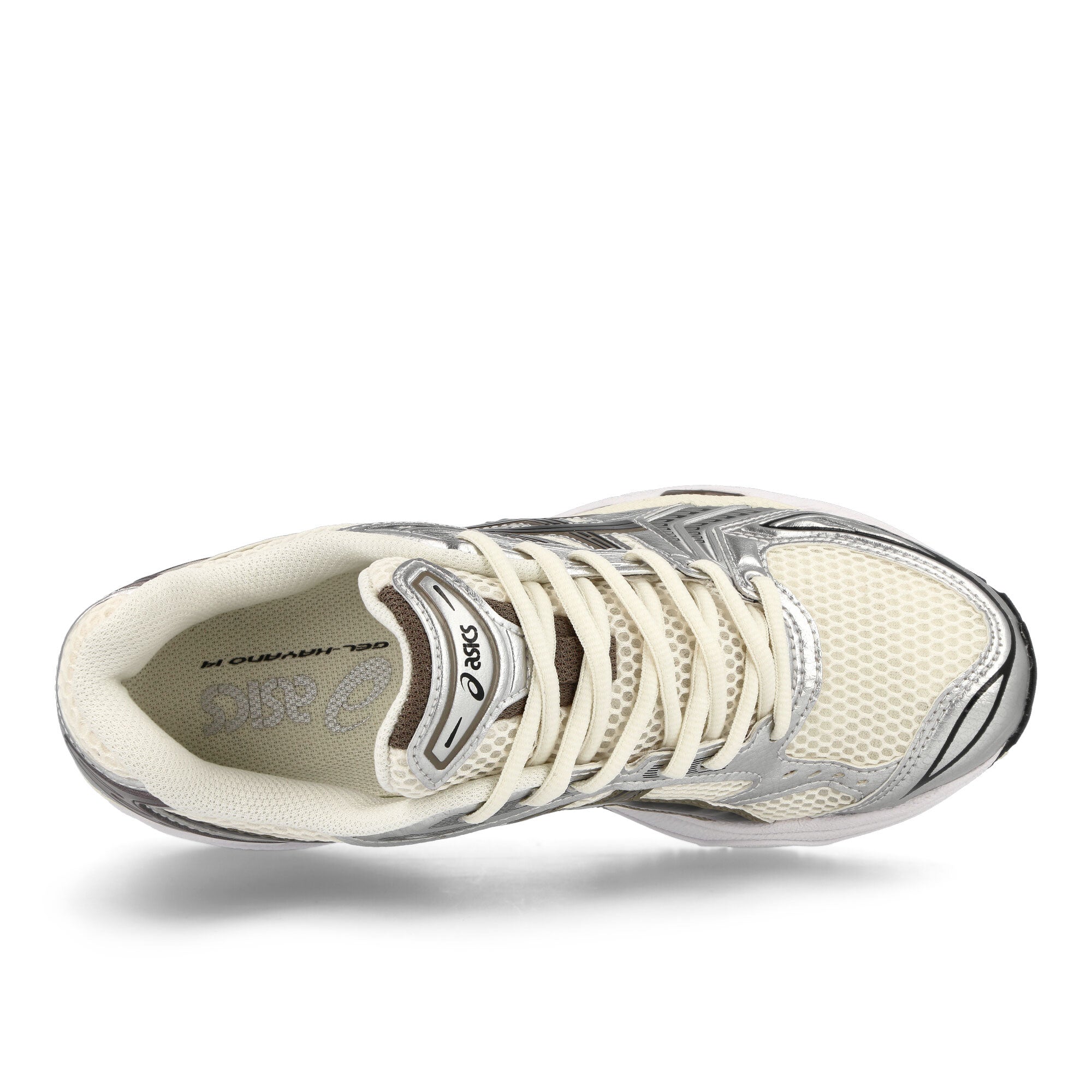 Asics Gel-Kayano 14 Cream / Black Low Top Sneakers  Detailfoto | Overkill