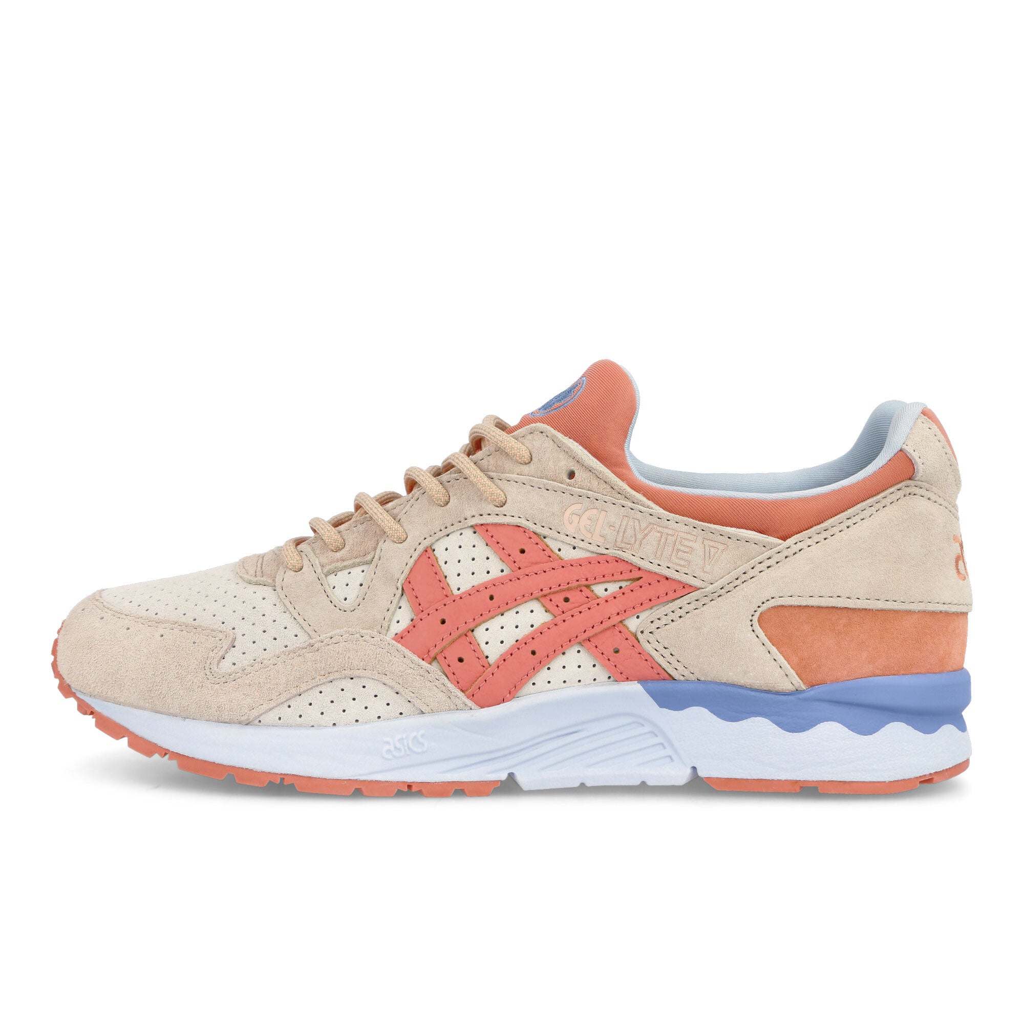 Asics Gel-Lyte V Cream-Salmon Low Top Sneakers 1201A822-103 | Overkill