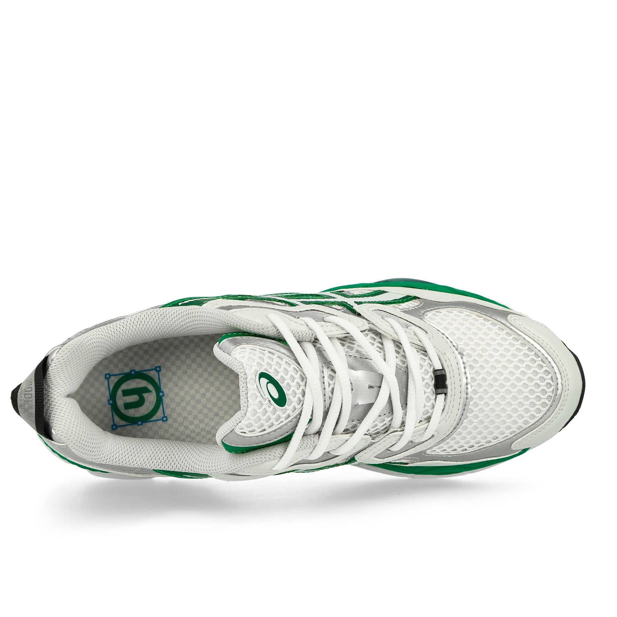 Asics Hidden NY x Asics Gel-NYC White / Jolly Green Low Top Sneakers  Detailfoto | Overkill