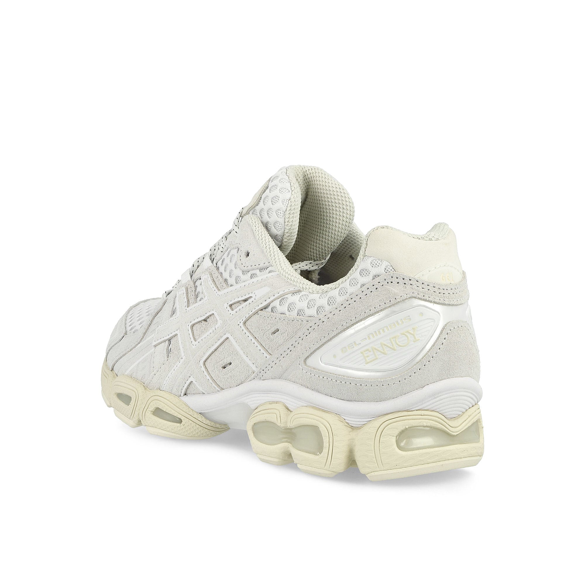 Asics Gel-Nimbus 9 White / Cream Low Top Sneakers  Material | Overkill