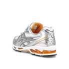 Asics gel-kayano 14 White / Pure Silver  Close-up | Overkill