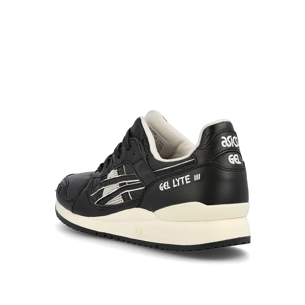 Asics gel lyte iii og Black-Black Low Top Sneakers  Material | Overkill