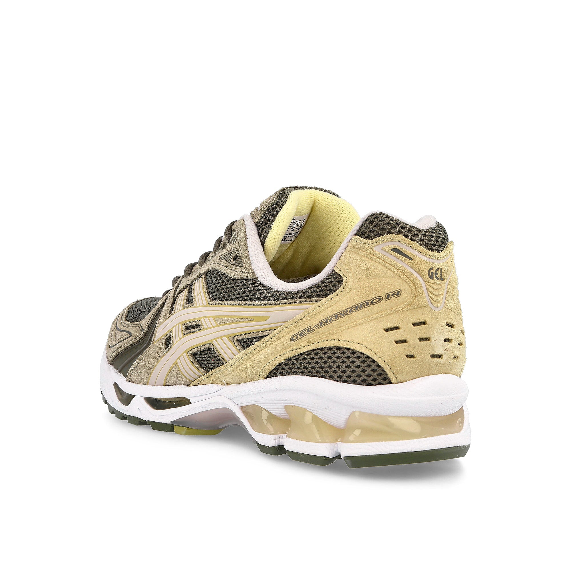 Asics gel-kayano 14 Mantle Green-Oyster Grey Low Top Sneakers  Material | Overkill