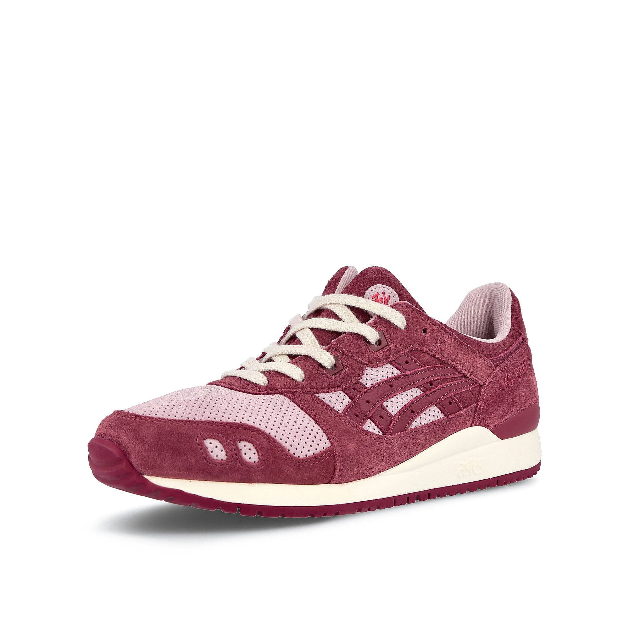 Asics gel lyte iii og Watershed Rose / Beet Red  Detailfoto | Overkill