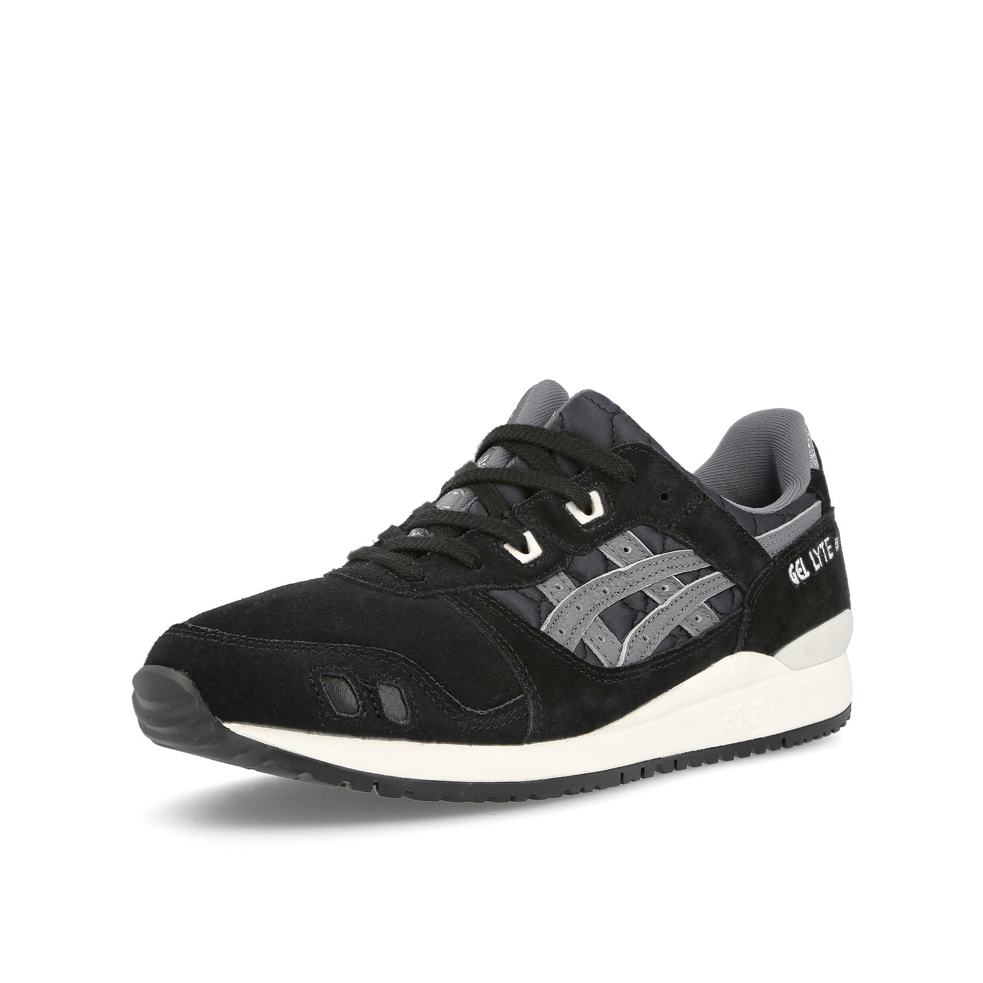 Asics gel lyte iii og Black-Cream Low Top Sneakers  Close Up | Overkill